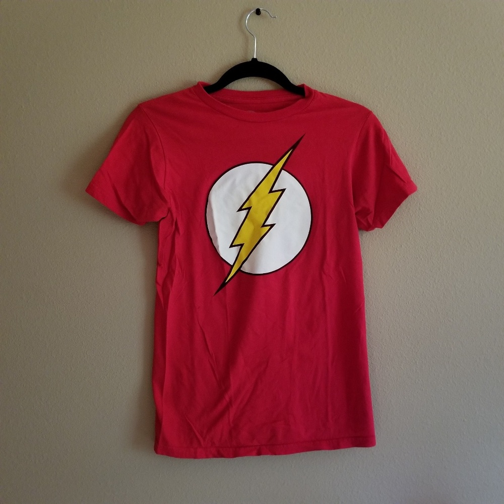 Flash D.C. superhero shirt